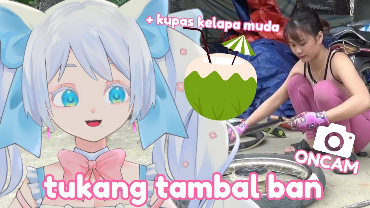 ONCAM - jadi tukang tambal ban