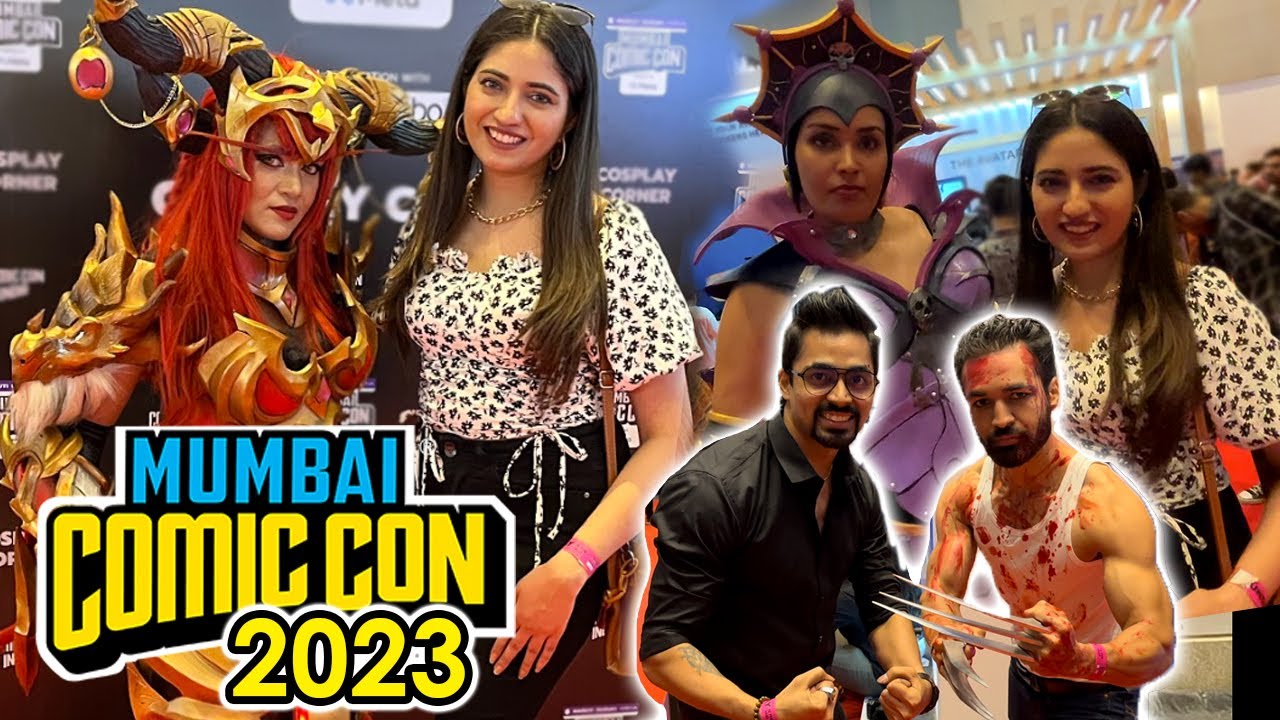 Comic con Mumbai | Cosplay | Superhero's | Fun Vlog | 2023