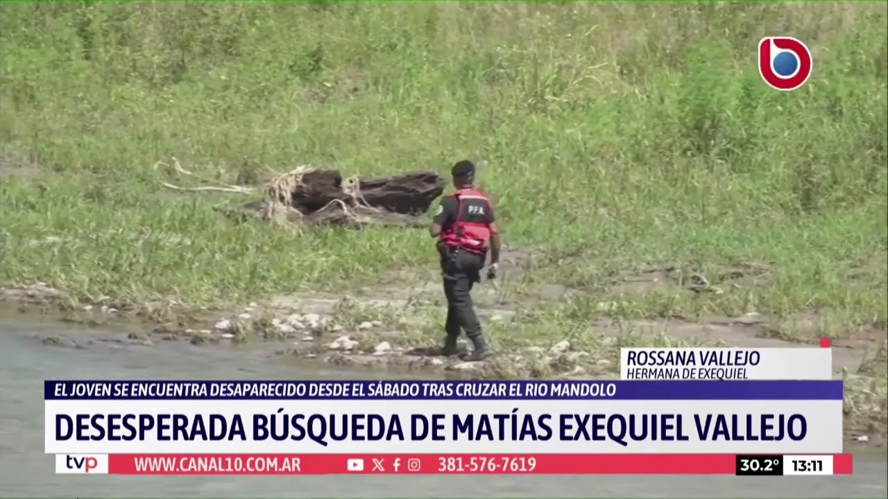 Continúa el operativo para encontrar a Matias Ezequiel Vallejo