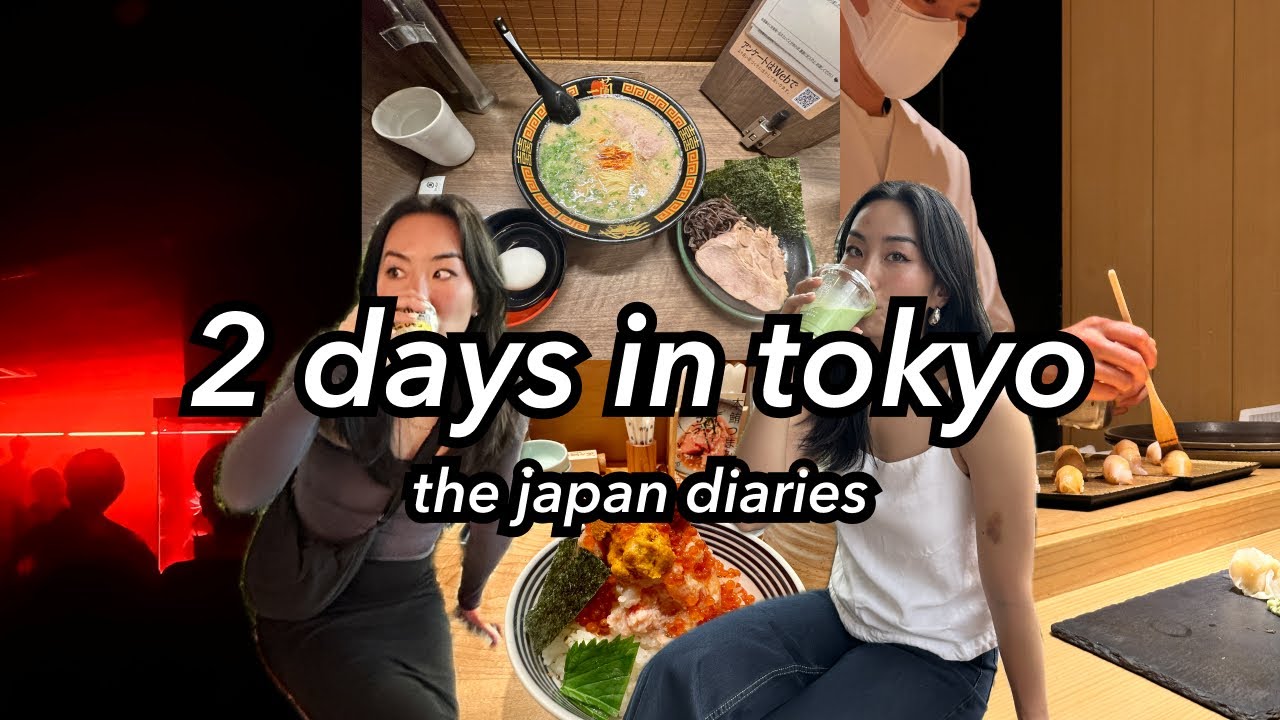 the japan diaries | first 2 days in tokyo