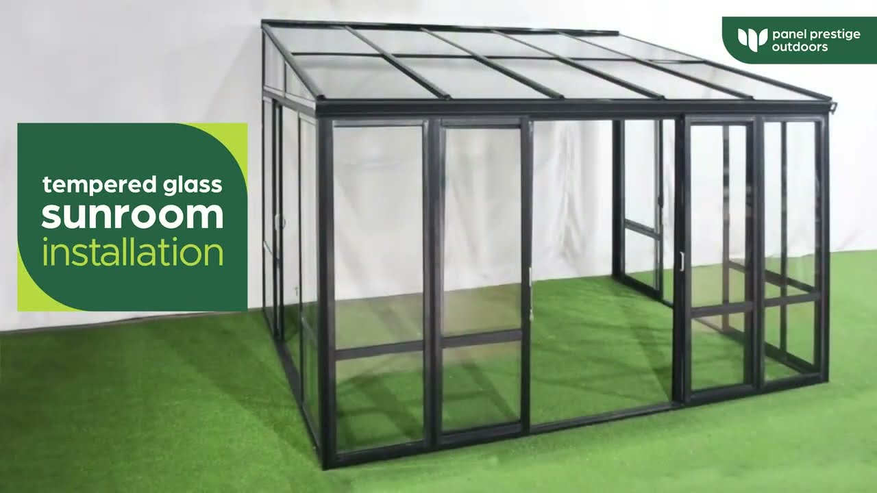 Tempered Glass Sunroom Installation