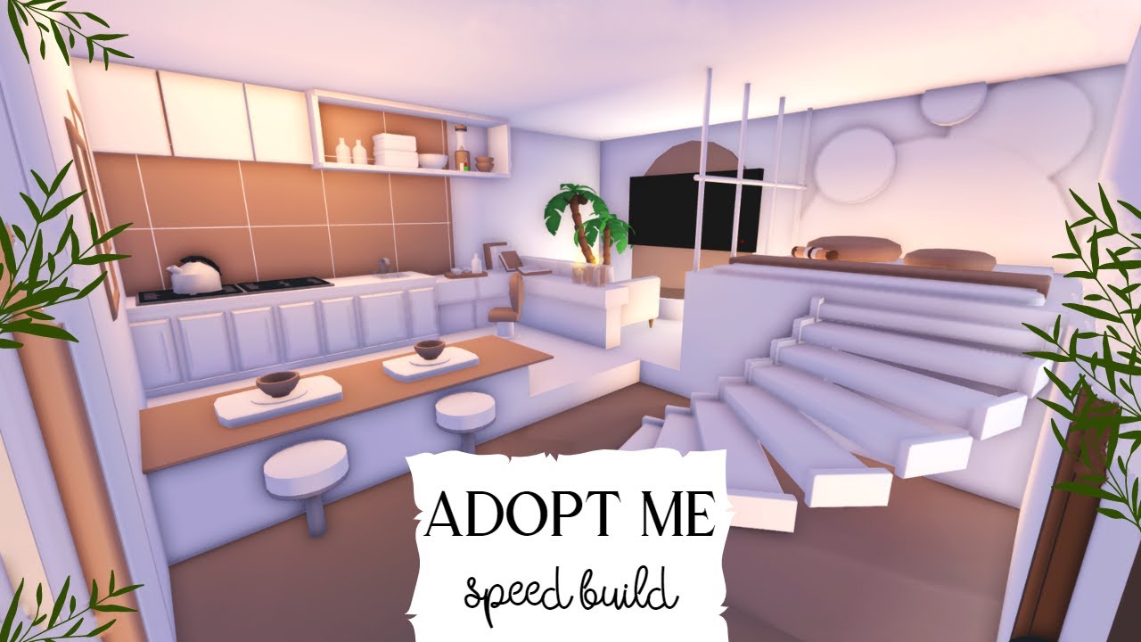 ROS&Eacute; CONCEPT TINY HOUSE - Adopt Me speed build ROBLOX
