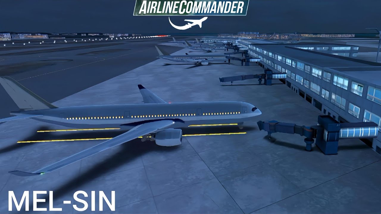 Singapore Airlines Airbus A350 " MEL Melbourne to SIN Singapore "⚡ Airline Commander 