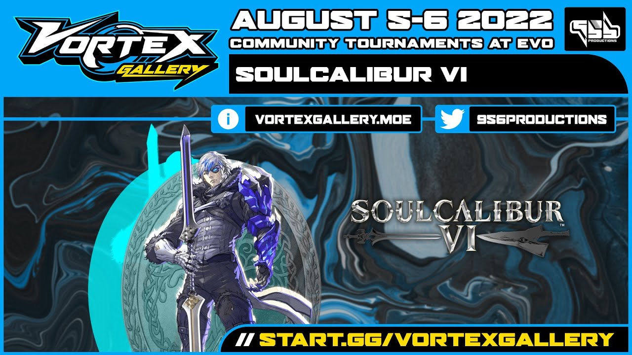SoulCalibur VI Bracket at EVO 2022, hosted by Vortex Gallery.