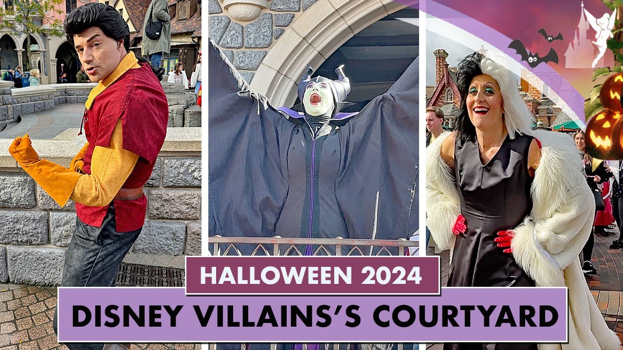 🎃 Disneyland Paris 2024: Disney Villains' Courtyard | Disney Halloween Festival