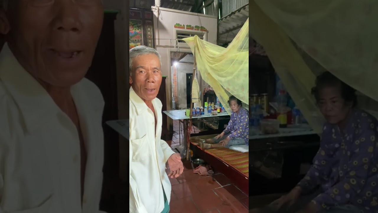 Chú Hai lượm ve chai nuôi vợ bệnh ngặt nghèo ở vùng sâu Xã Trà Côn -Vĩnh Long .