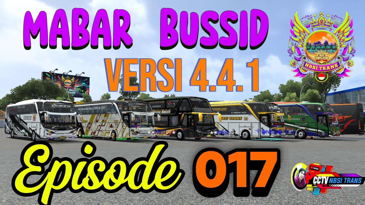 MABAR SATU RASA KONVOI BUS SANTUY INDONESIA #bussid #cctv #nbsitrans 
