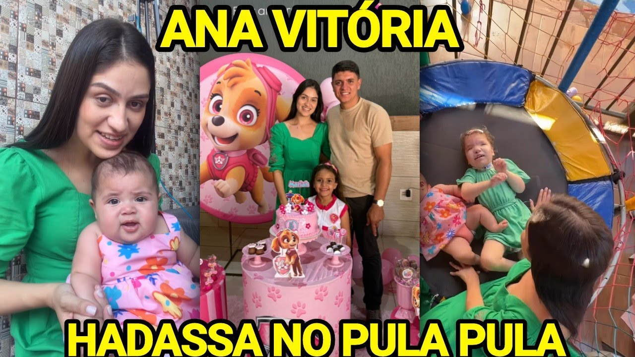 ANA VITÓRIA COLOCA AS MENINAS NO PULA PULA, HADASSA GOSTOU MUITO