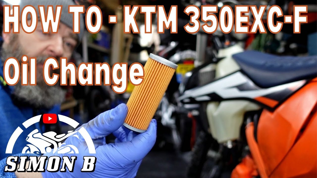 How to - change the Oil on a KTM 350 Exc-f or any other motorbike