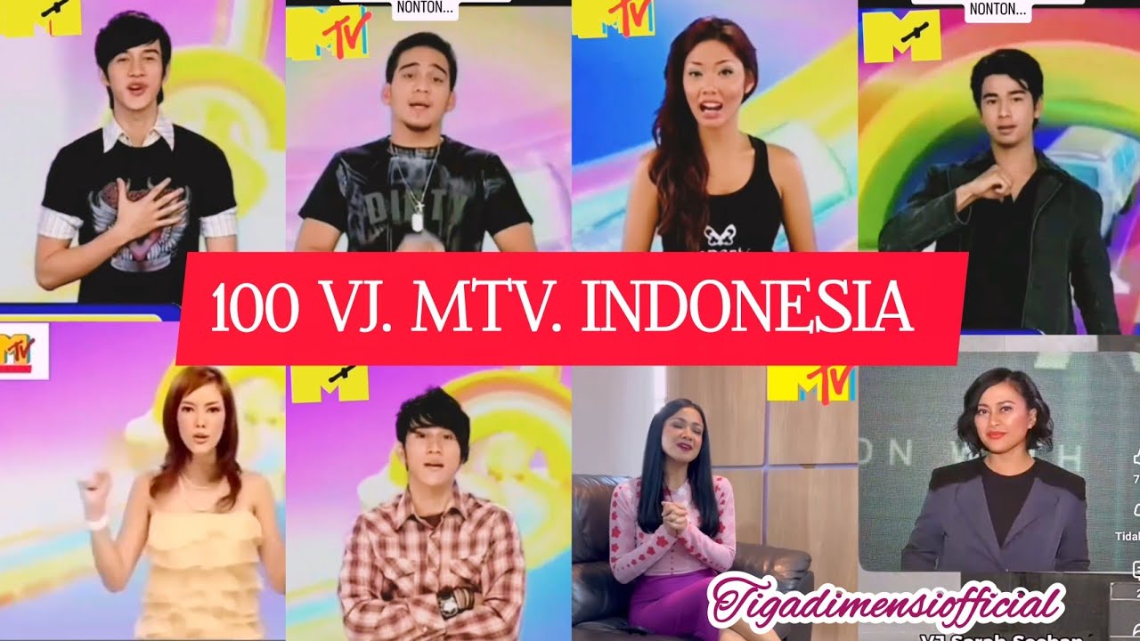 100 VJ MTV INDONESIA ADA SIAPA SAJAKAH YUK KITA LIHAT KEMBALI HANYA DI #TIGADIMENSI #MTV #film