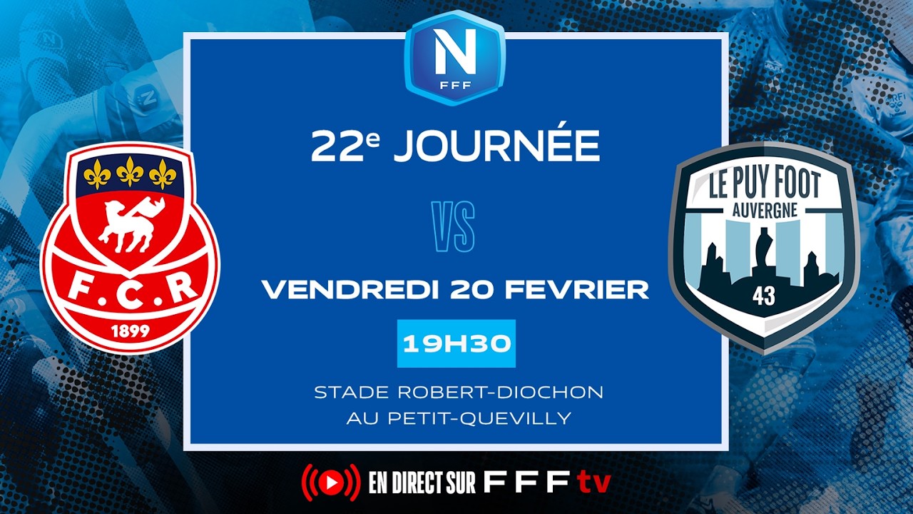 J22 I FC Rouen 1899 vs Le Puy Foot en replay I National FFF 2025-2026
