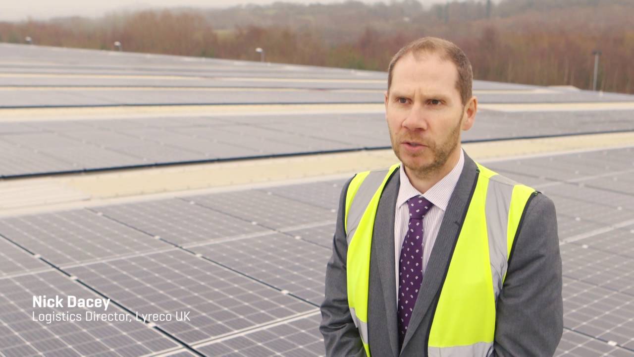 UK's 4th Largest Commercial Solar PV Rooftop Installation | Lyreco