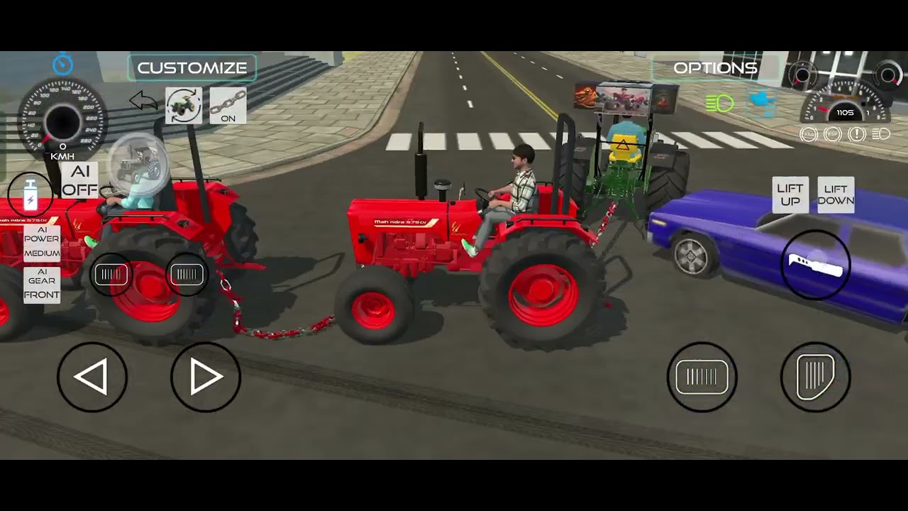 Tochan king || tochan jonhdeer5050 Vs 2mahindra 575 || #shortfide || #viral || #indianvehicles || 