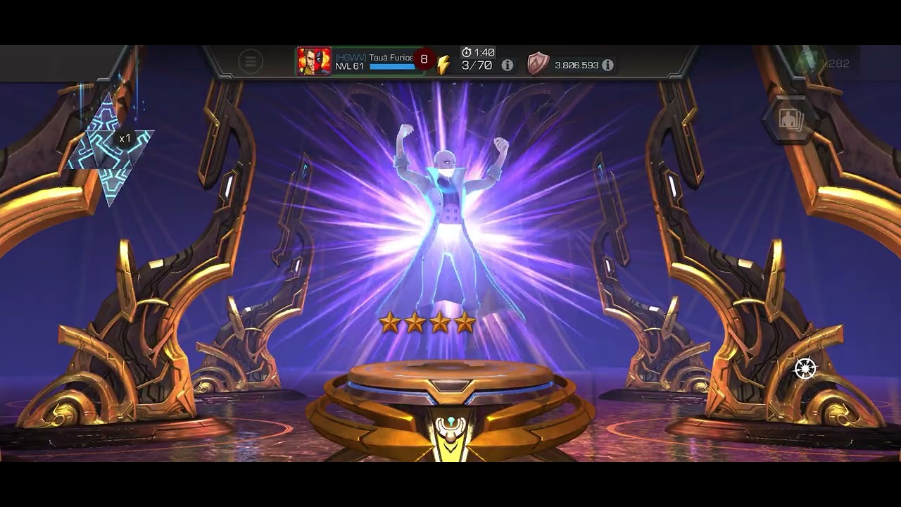 Abertura de cristais 1 titã 7, 2 cristais de 6 e 2 de grão mestre - Marvel Torneio de Campeões