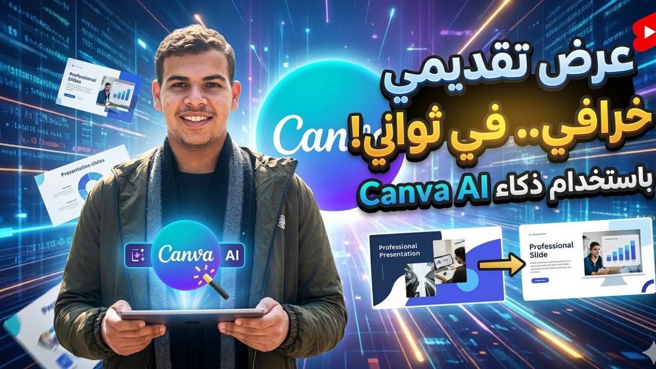 وداعاً لسهر الليالي اعمل برزنتيشن كامل بالذكاء الاصطناعي في دقيقة واحدة! ✨