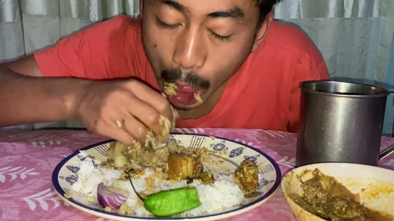 Pork mukbang it’s first my time I didn’t talk apologies for that do support me