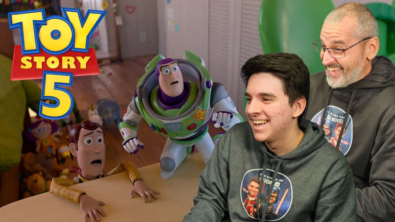 Father and Son React to the Toy Story 5 Trailer!