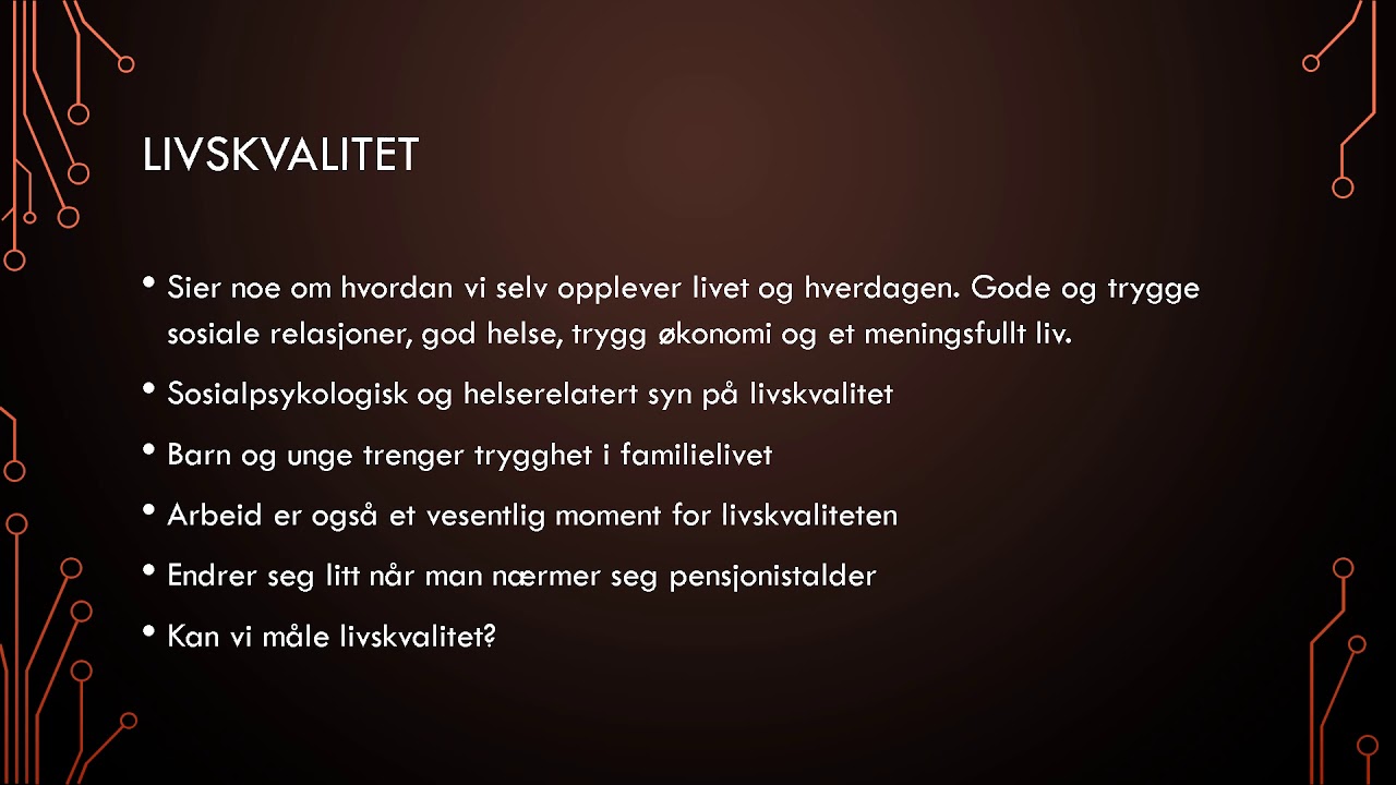 (Psykologi 1) - Kapittel 11 - Livskvalitet og helse