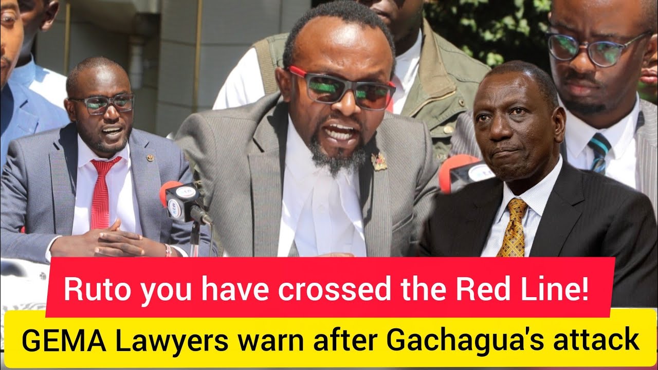 William Ruto has crossed the red line! GEMA Laywers warn after Gachagua's attack at ACK Othaya