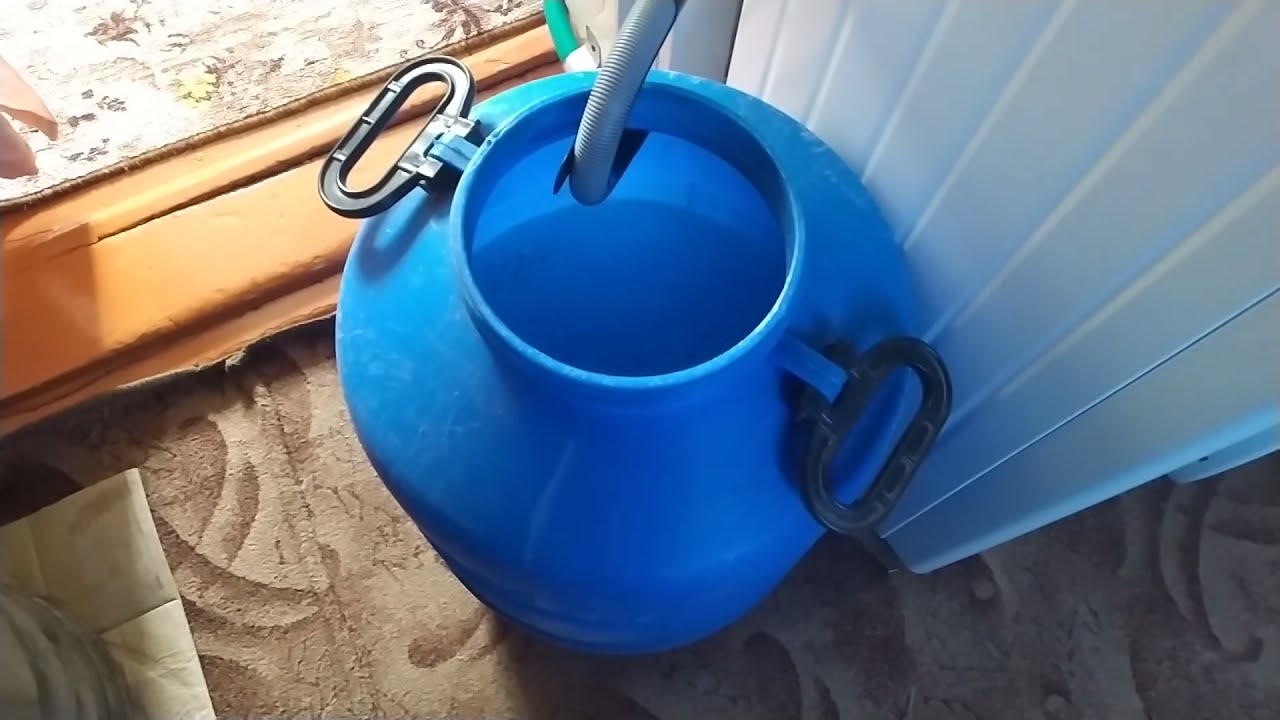 Стиральная машинка автомат в частном доме без водопровода и канализации.