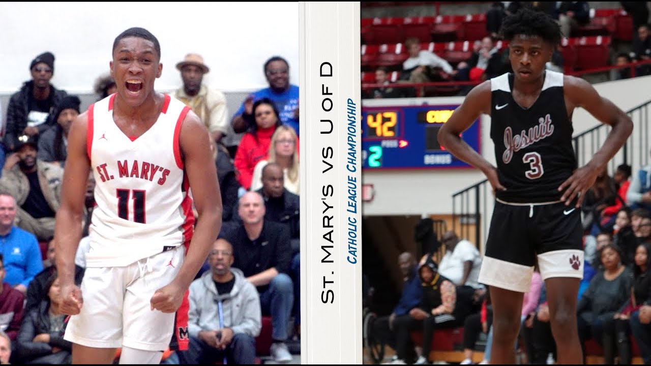 Lorne Bowman 28 Points! | Catholic League Championship | St. Mary's vs University of Detroit Jesuit