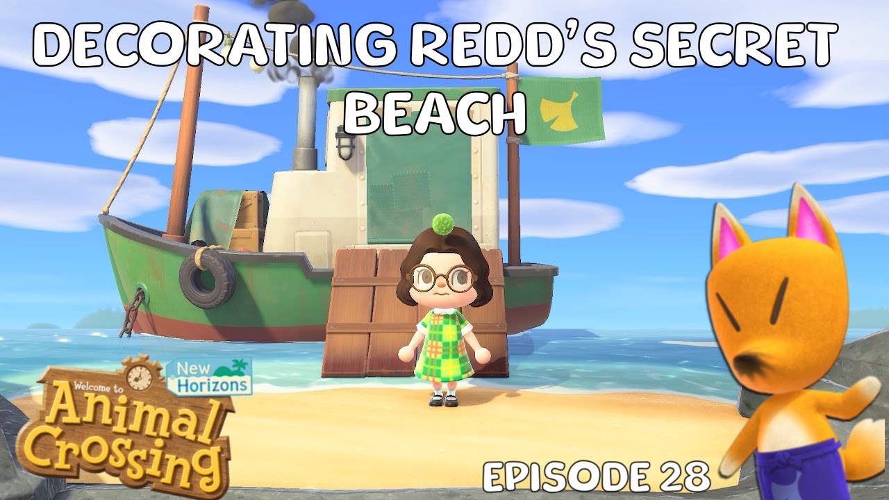 Redd's Secret Beach Speed Build in Animal Crossing