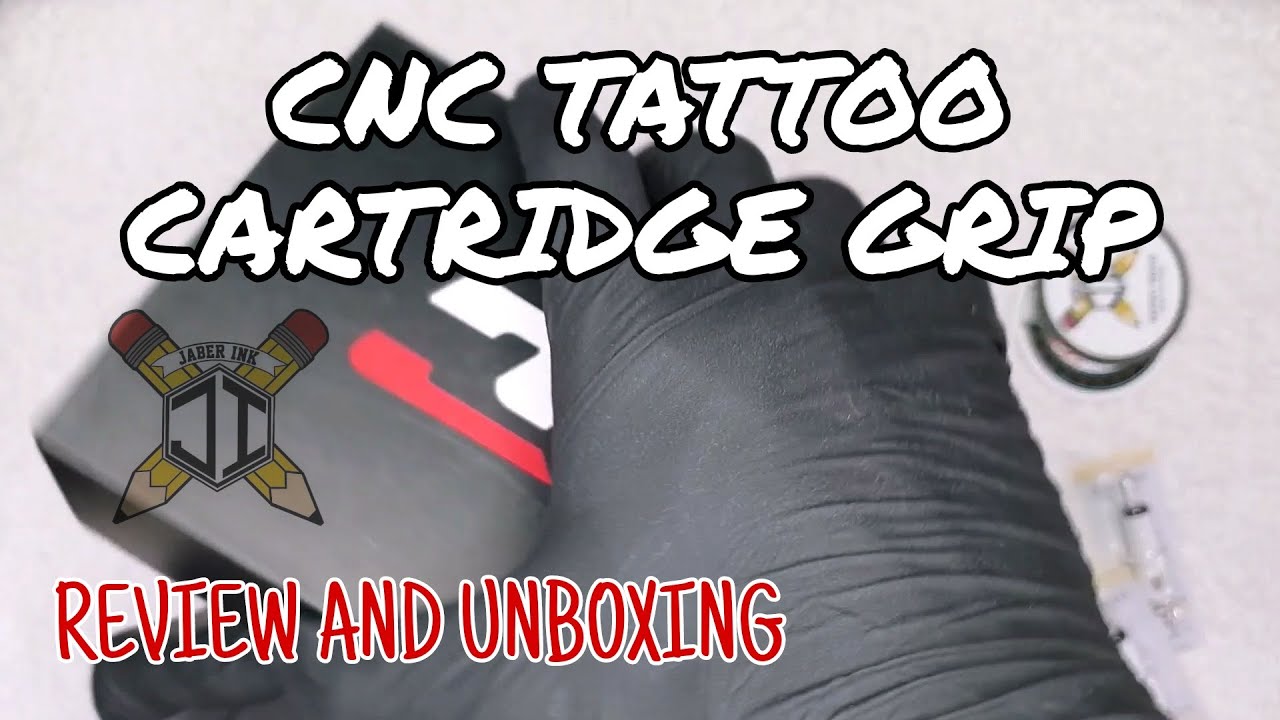 CNC adjustable cartridge tattoo grip. Review and Unboxing(JABER INK)