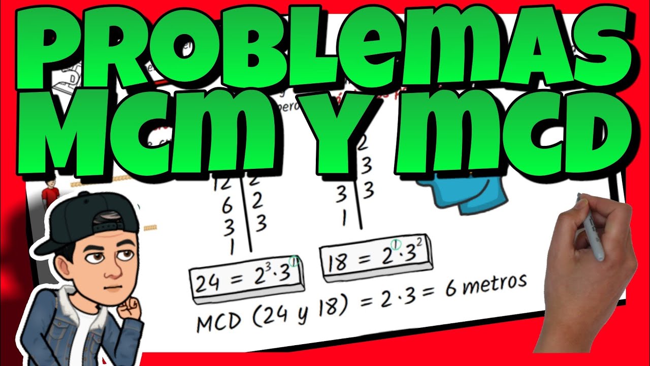 🤔 CÓMO SABER cuando USAR MCM y MCD en PROBLEMAS ✅ TRUCOS