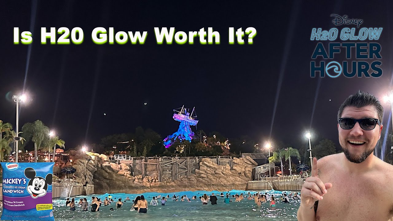 Disney's Typhoon Lagoon Vlog | H2O Glow After Hours - August 2023