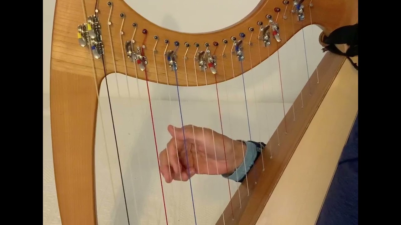 27. The South Wind - An Ghaoth Aneas (My Little Irish Harp Book Tutorial Video 27)