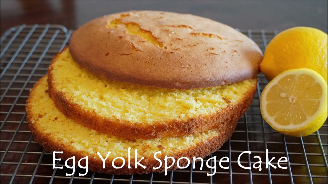 Egg Yolk Sponge Cake Recipe - How To Make Quick & Easy Egg Yolk Sponge