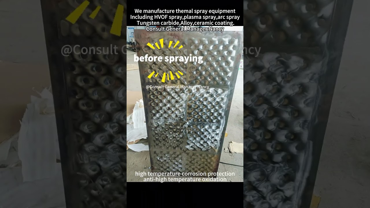 Arc spray alloy coating #arcspray #arcspraycoating #metalcoating #alloycoating #thermalspraycoating