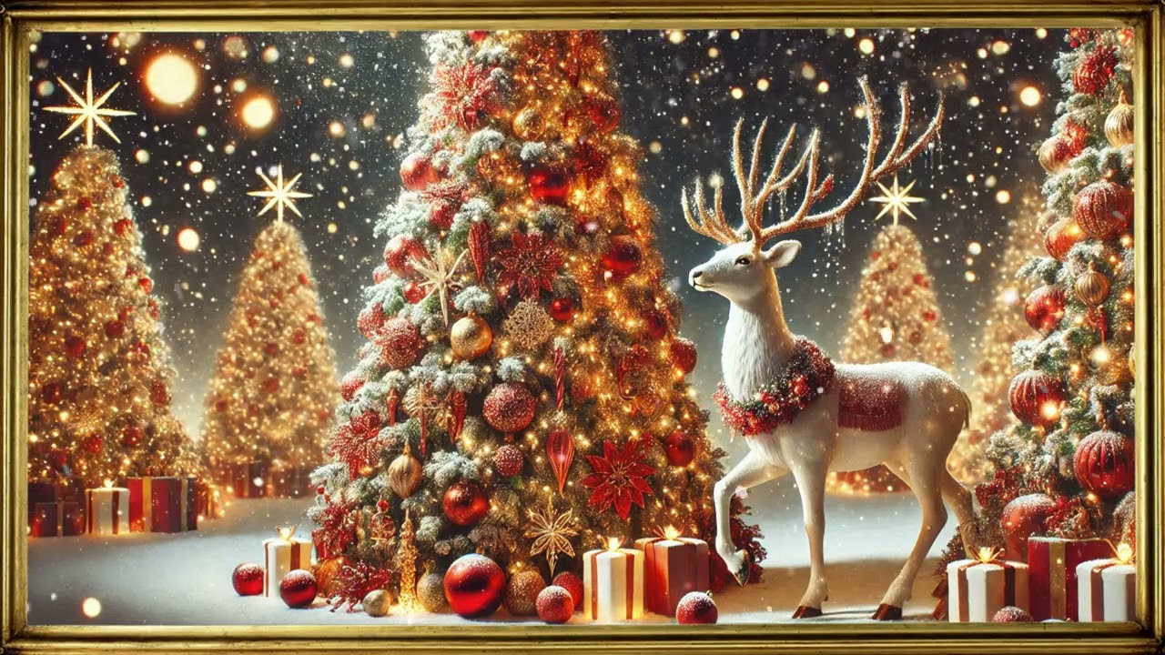 Christmas Reflections&ndash; A Living Painting | Christmas  Wallpaper  | Tablo Ekran |