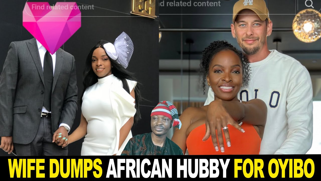 Wife Dump African Husband Who Took Her Abroad For Whiteman Soulmate