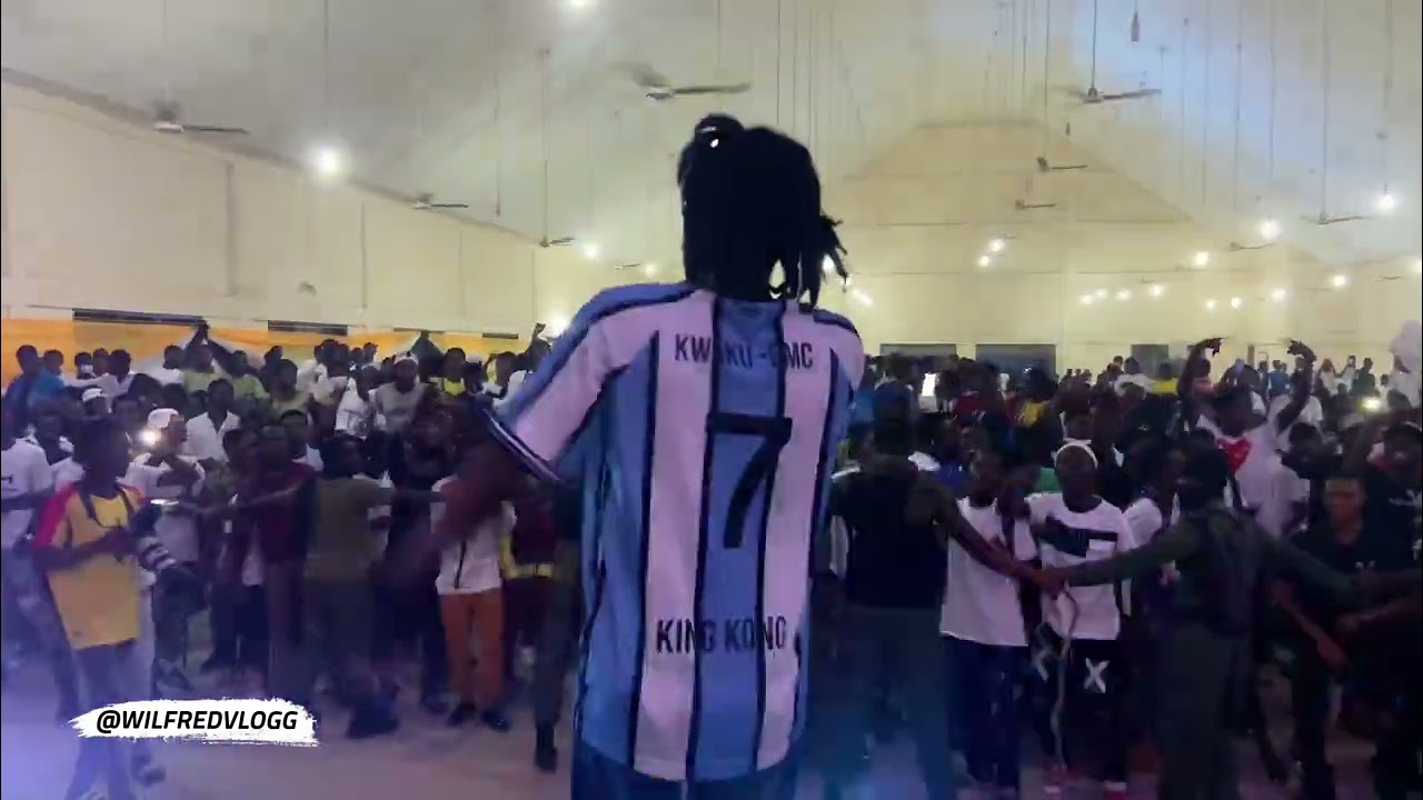 Kwaku DMC performance at Obuasi Senior High Technical School
