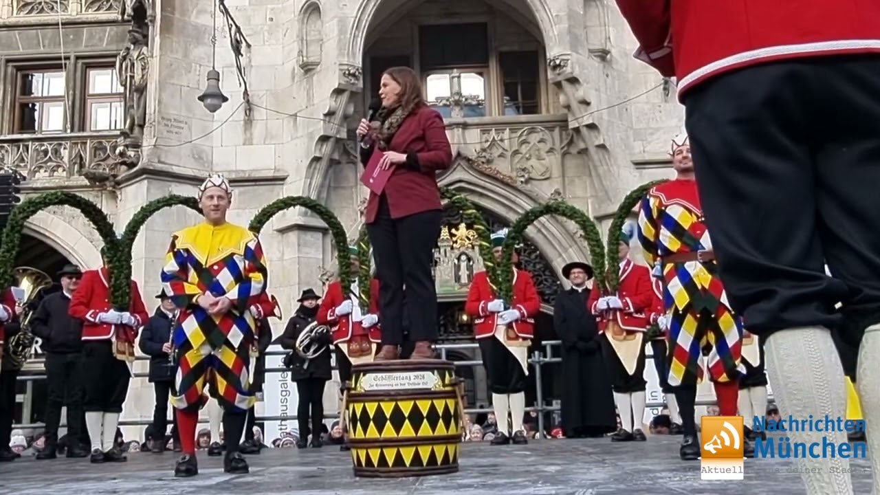 Gelungener Auftakt für den Original Münchner Schäfflertanz 2026 auf dem Marienplatz