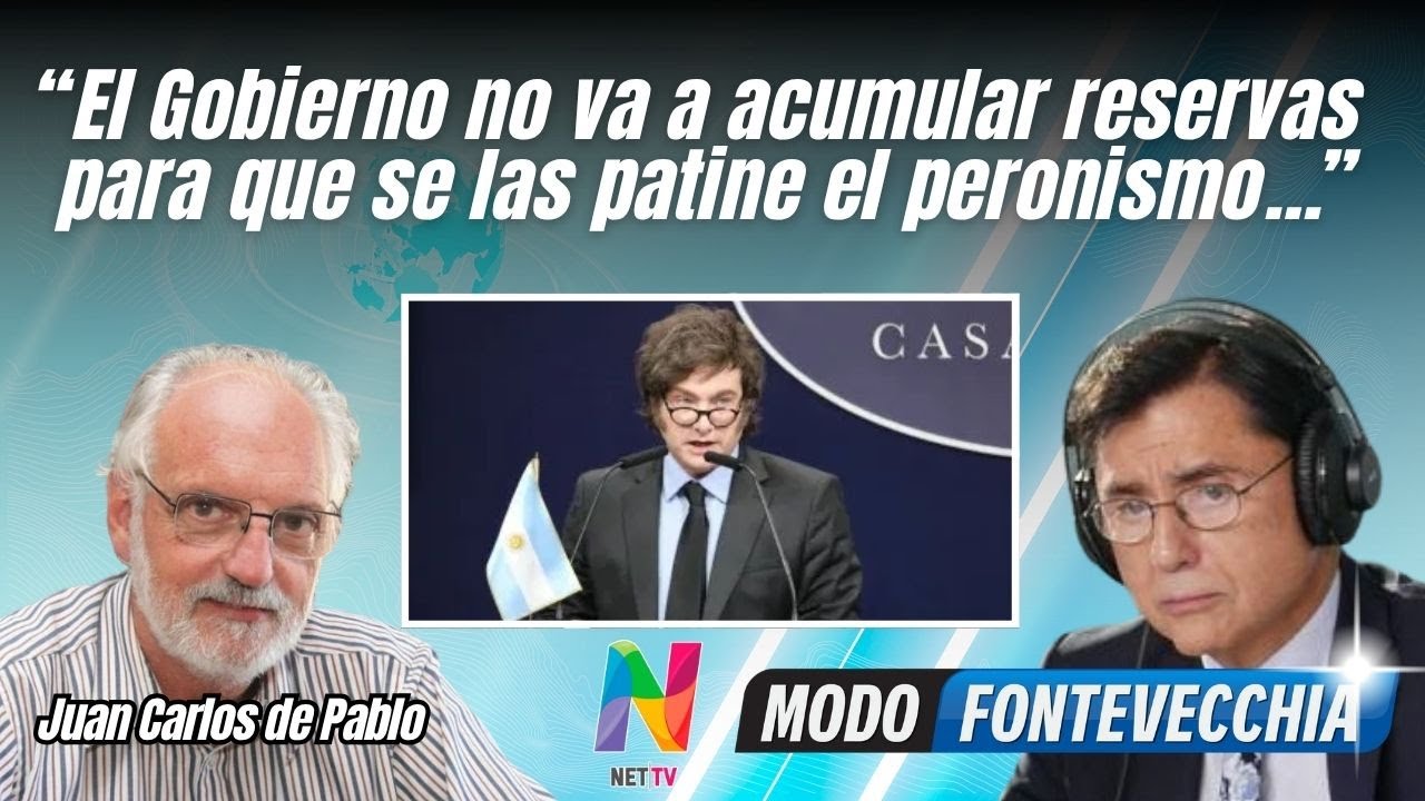 El economista Juan Carlos de Pablo afirmó estar 