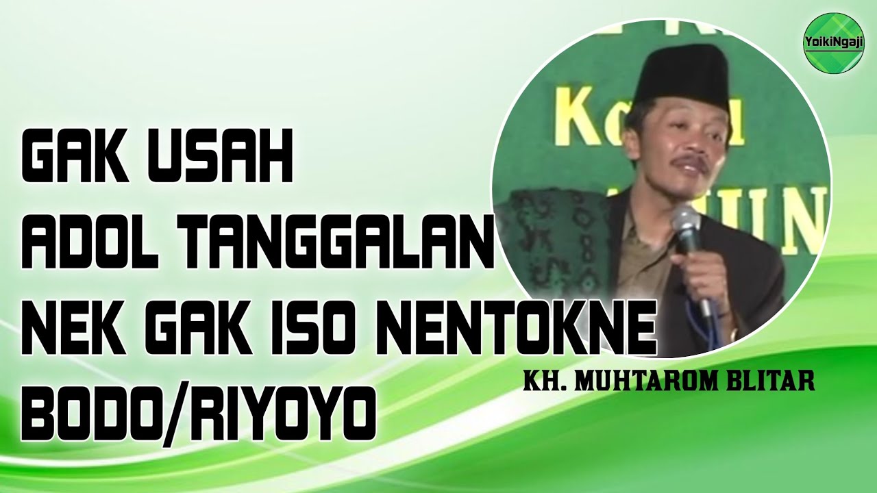 KH Muhtarom Blitar - Pengajian diacara walimatul ursy dirumah Bapak Seno