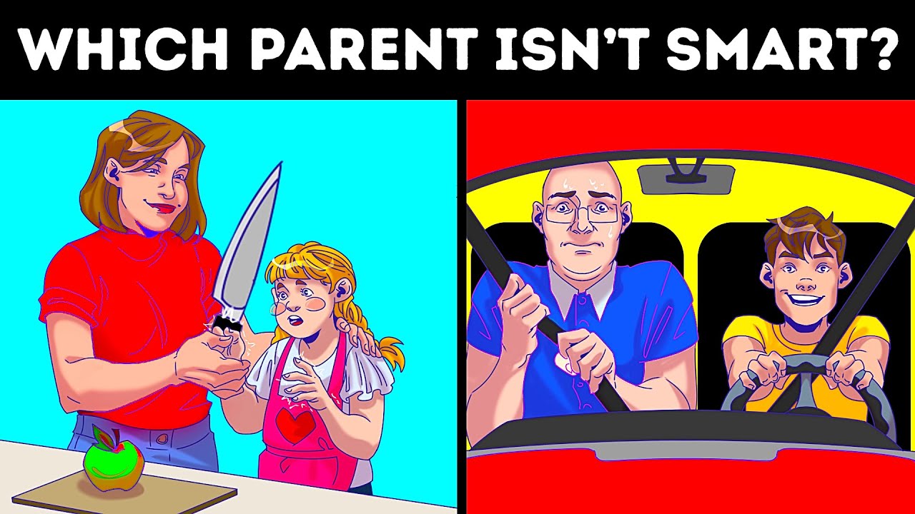 Guess Which Parent is Less Smart in 26 Riddles