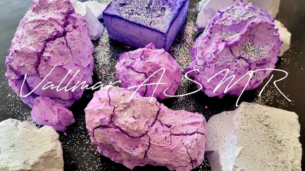 Pasted, fresh & one reformed gym chalk block 💜 super crunchy & satisfying 💜