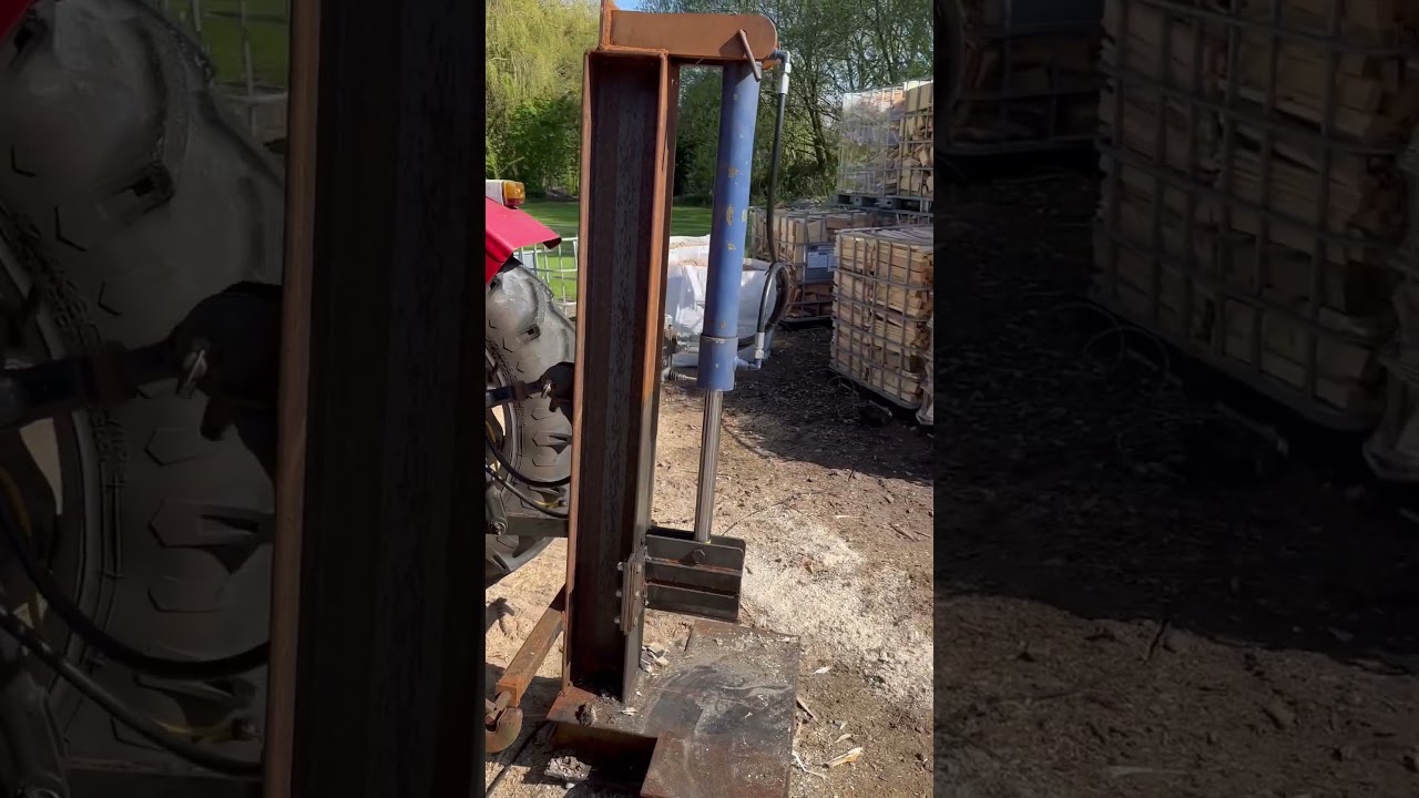 Craft your own log splitting machine: transform your woodworking with this DIY Solution