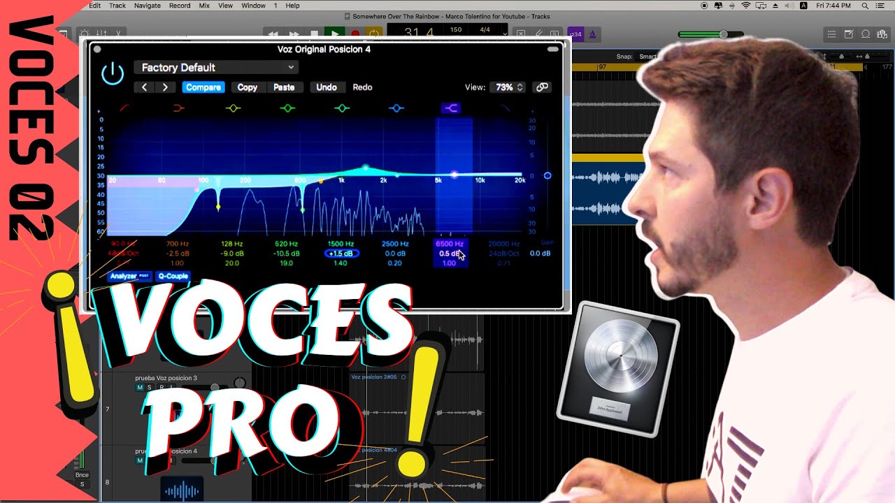 Como ECUALIZAR VOCES en Logic Pro X