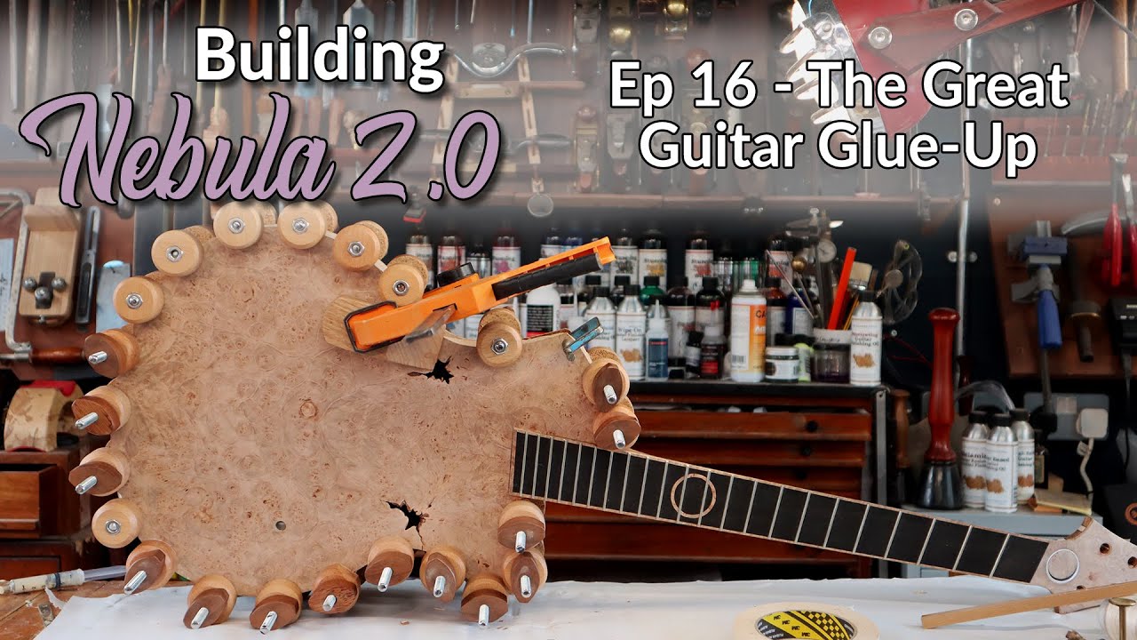 Ep 16 - The Great Guitar Glue-Up - Making a Modern Multi-Scale Electro Acoustic Guitar