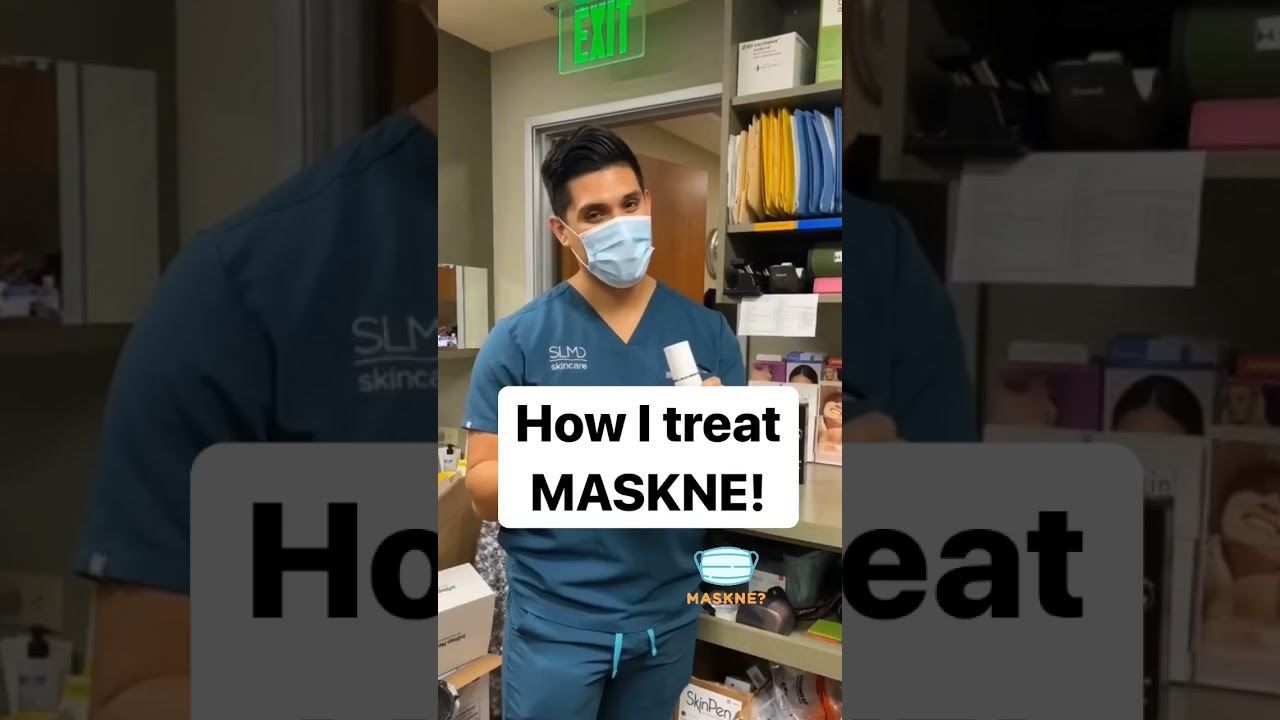 How to treat MASKNE! #slmdskincare #skincare #acne #maskne #shorts