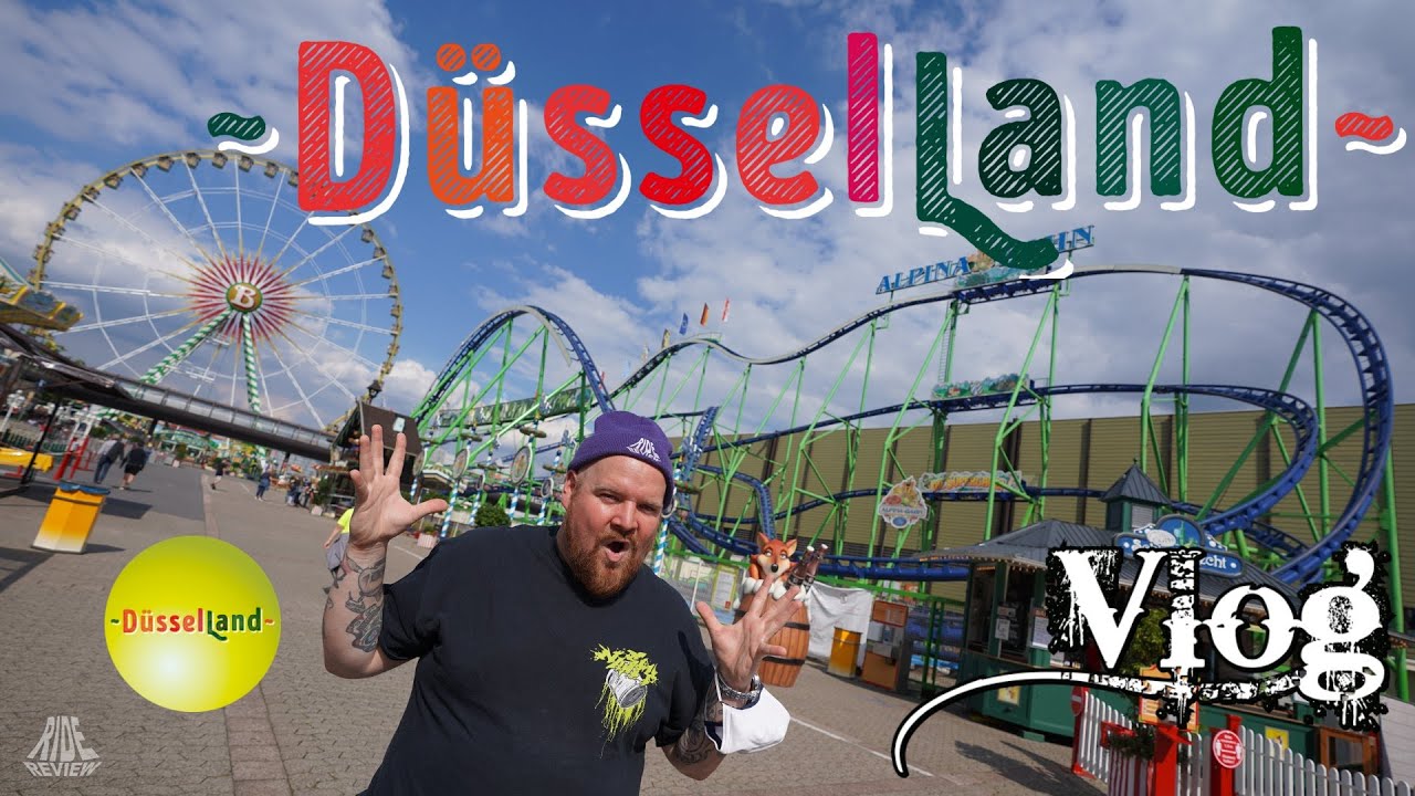 Nachts eingeschlossen im Freizeitpark - Düsselland - Der Pop-Up Freizeitpark in Düsseldorf - Vlog