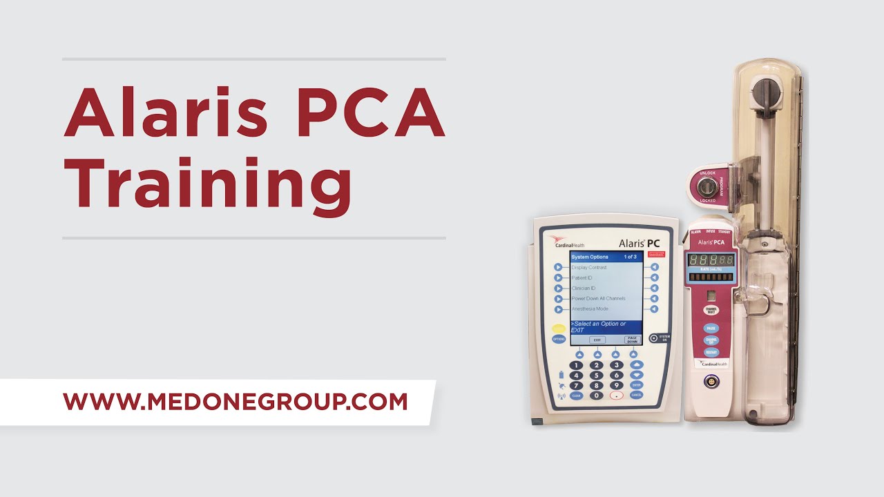 Обучение Alaris 8120 PCA