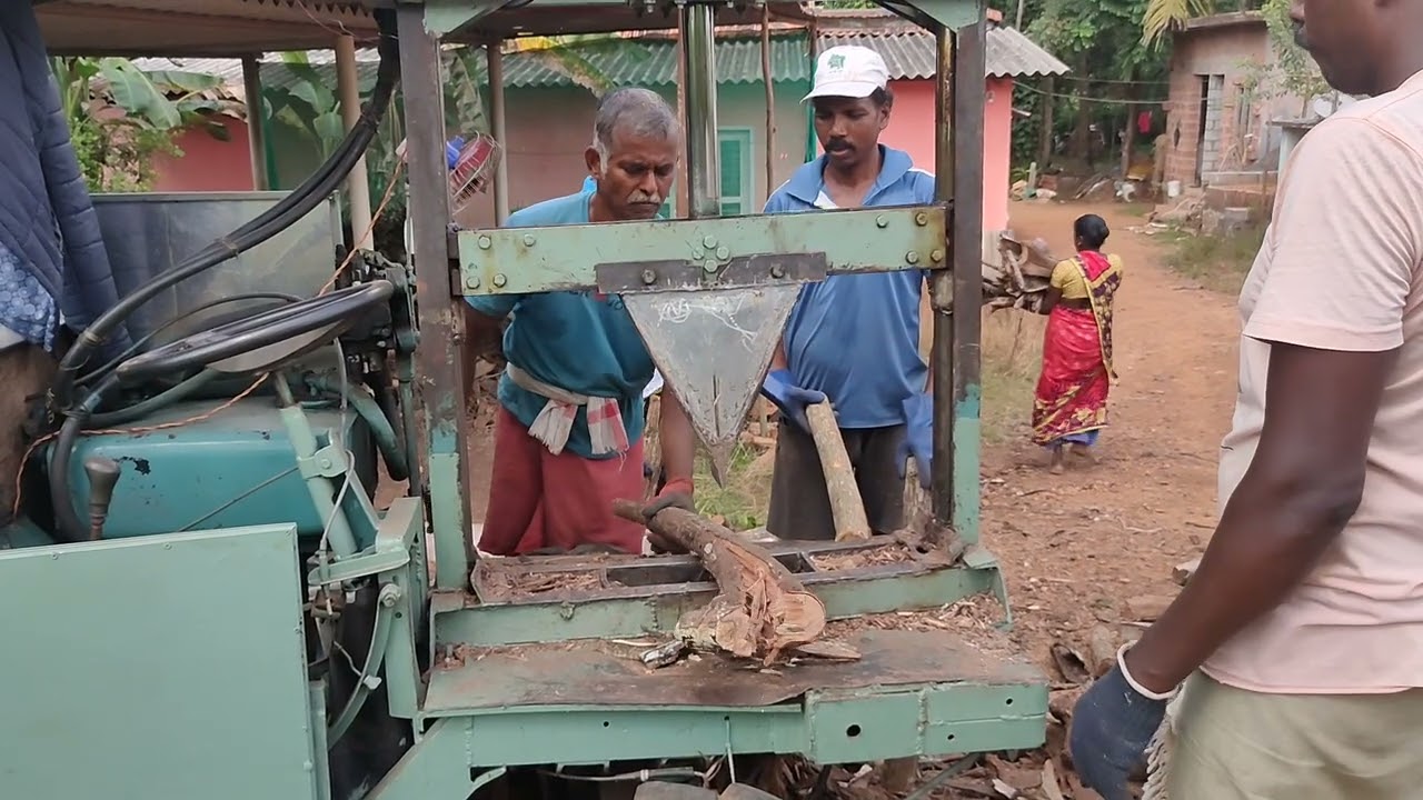 Wood splitting machine || #machinary