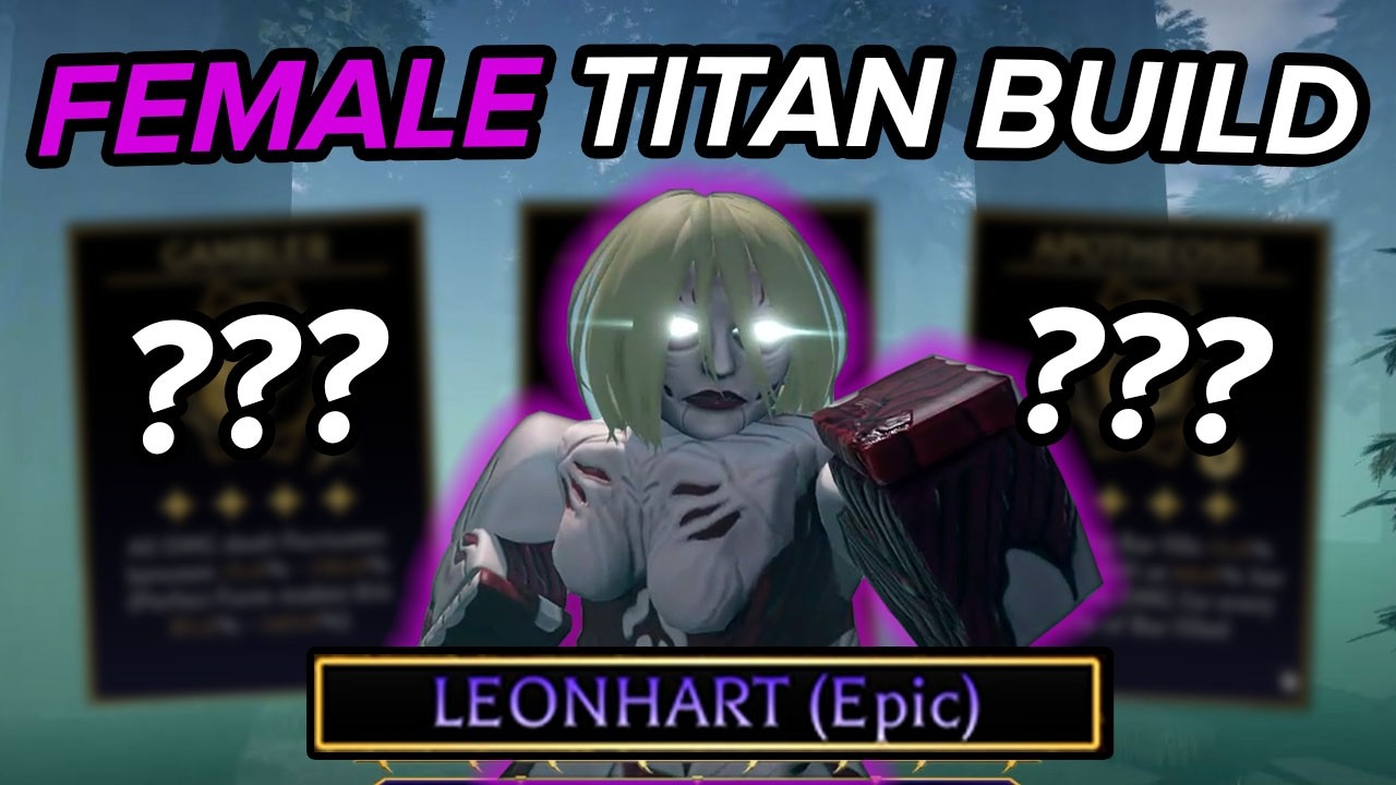 The BEST *LEONHART* Female Titan Build In ROBLOX Attack on Titan Revolution!