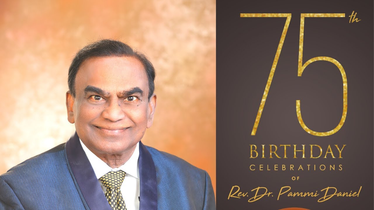 DIAMOND JUBILEE CELEBRATION(Live) | Bishop.Dr. Pammi Daniel | NOV, 26th 2021.