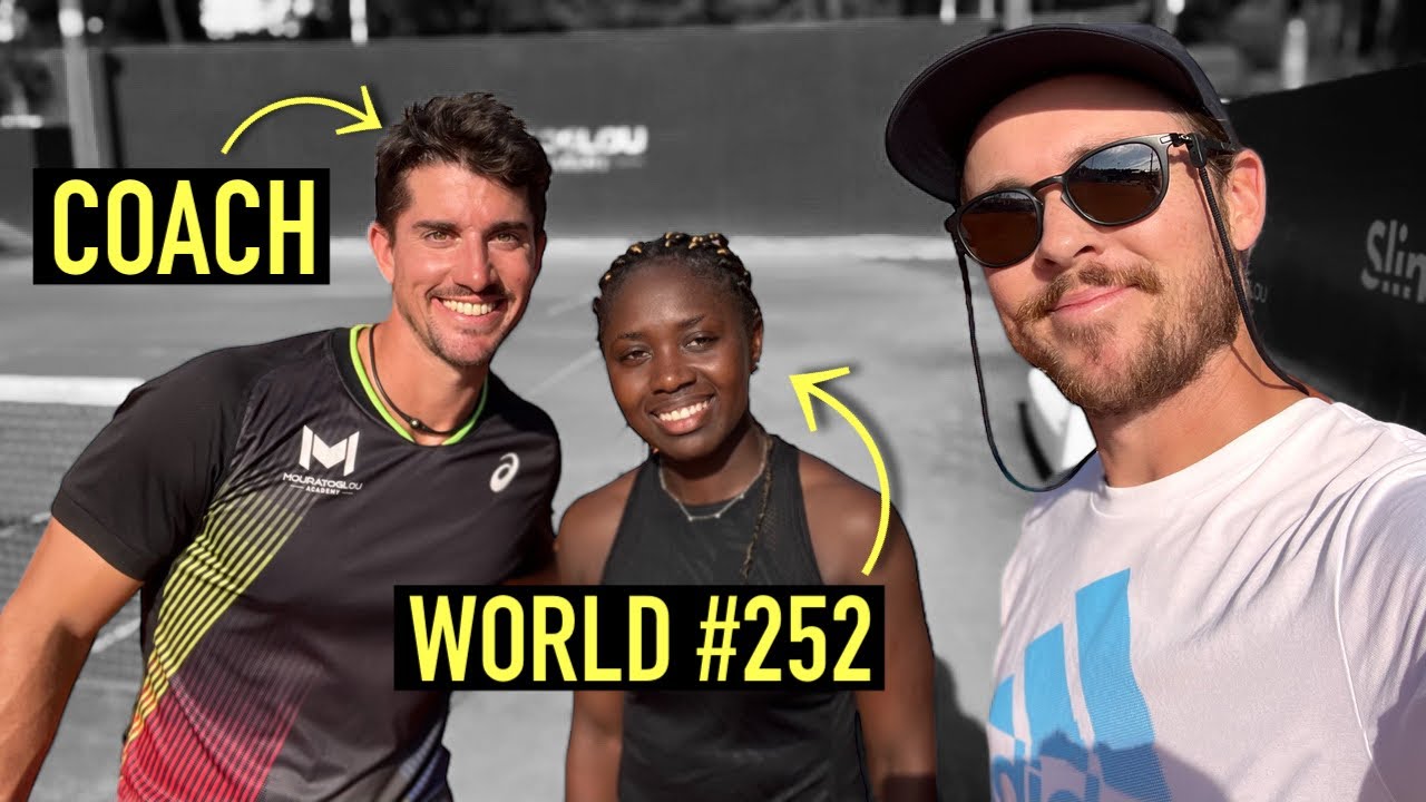 Mouratoglou Coaching Session With World #252 (Sada Nahimana)